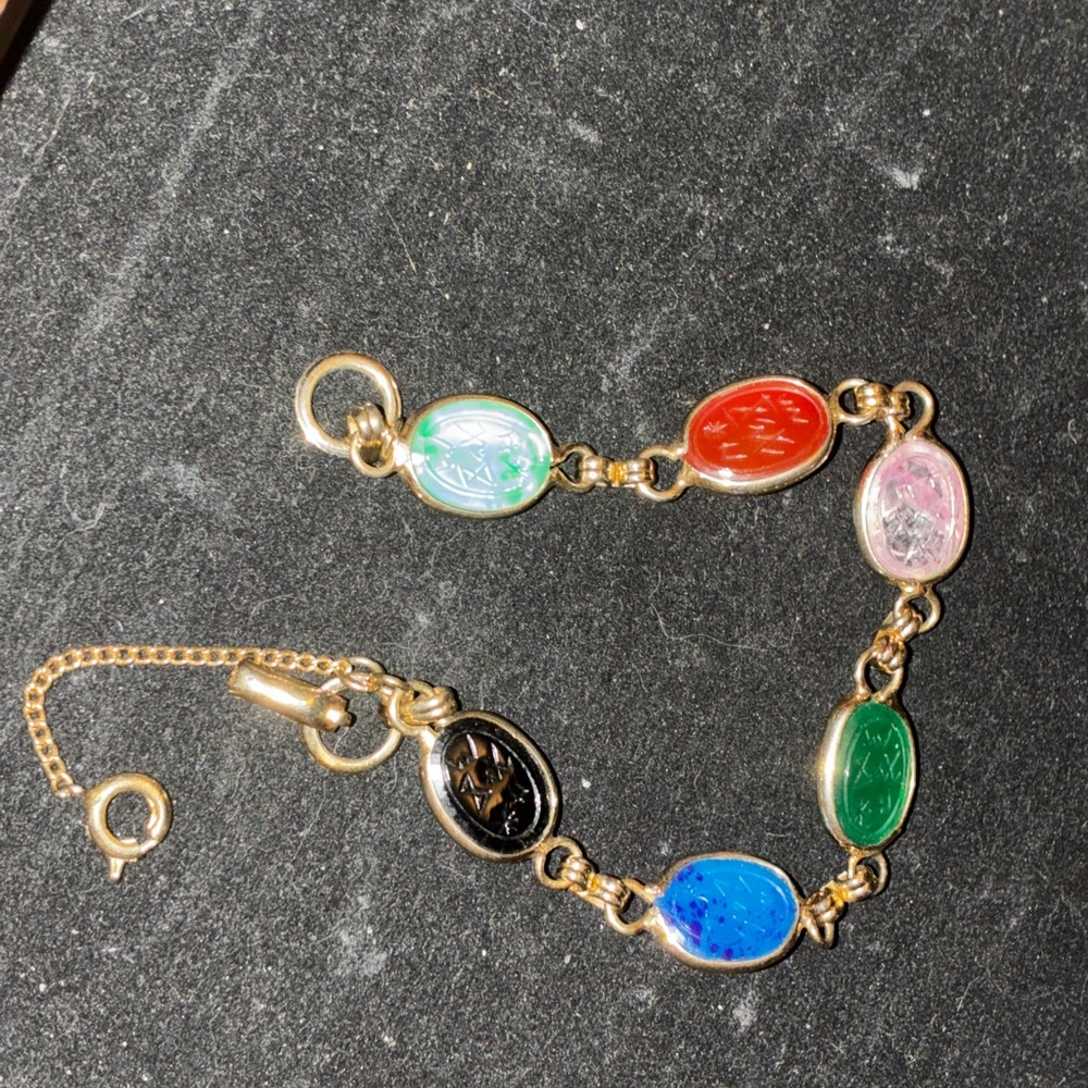 Multicolor Gemstone Bracelet - image 2
